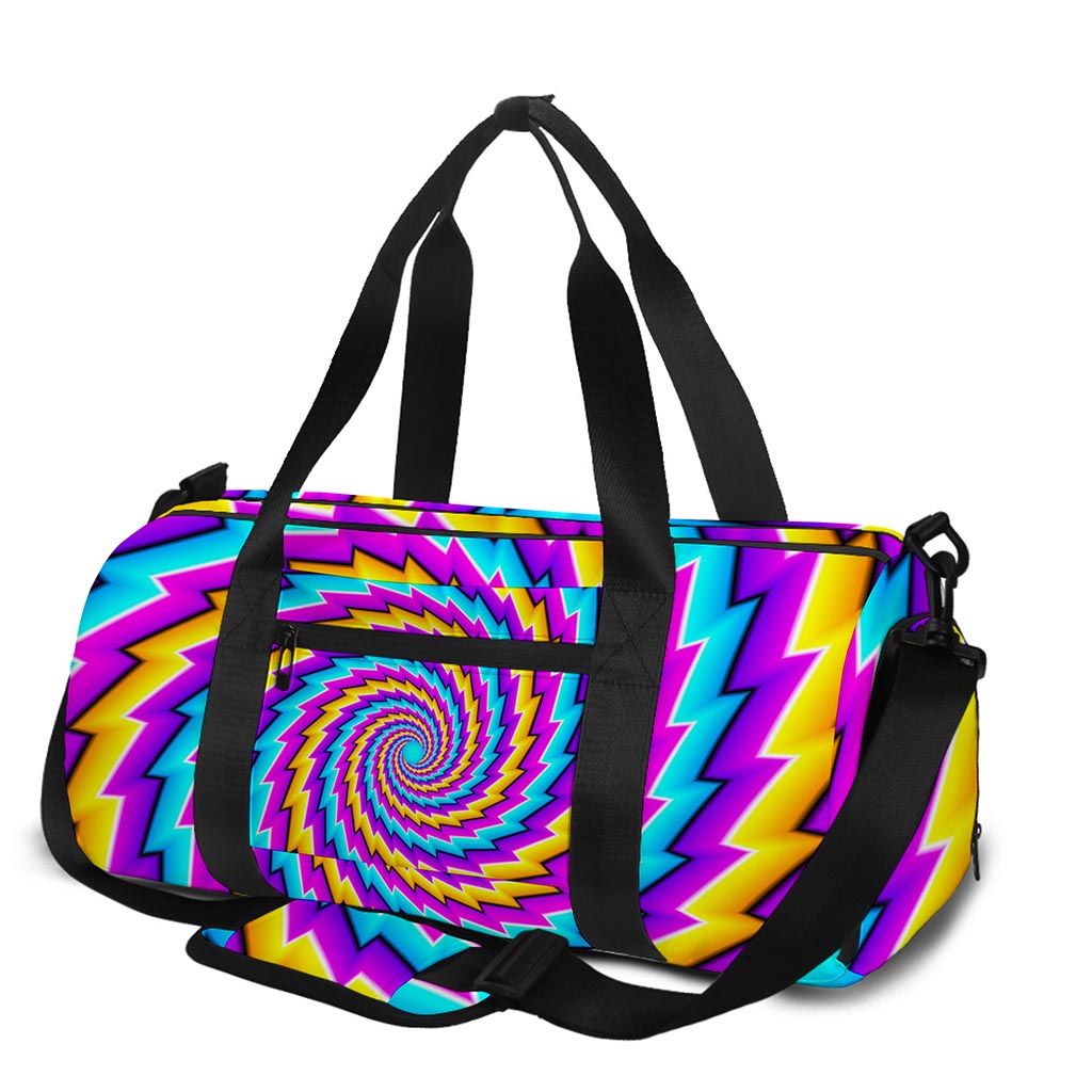 Twisted Spiral Moving Optical Illusion Gym Bag