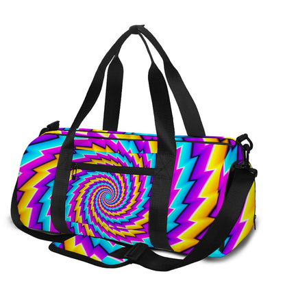 Twisted Spiral Moving Optical Illusion Gym Bag