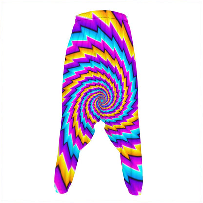 Twisted Spiral Moving Optical Illusion Hammer Pants