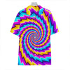 Twisted Spiral Moving Optical Illusion Hawaiian Shirt