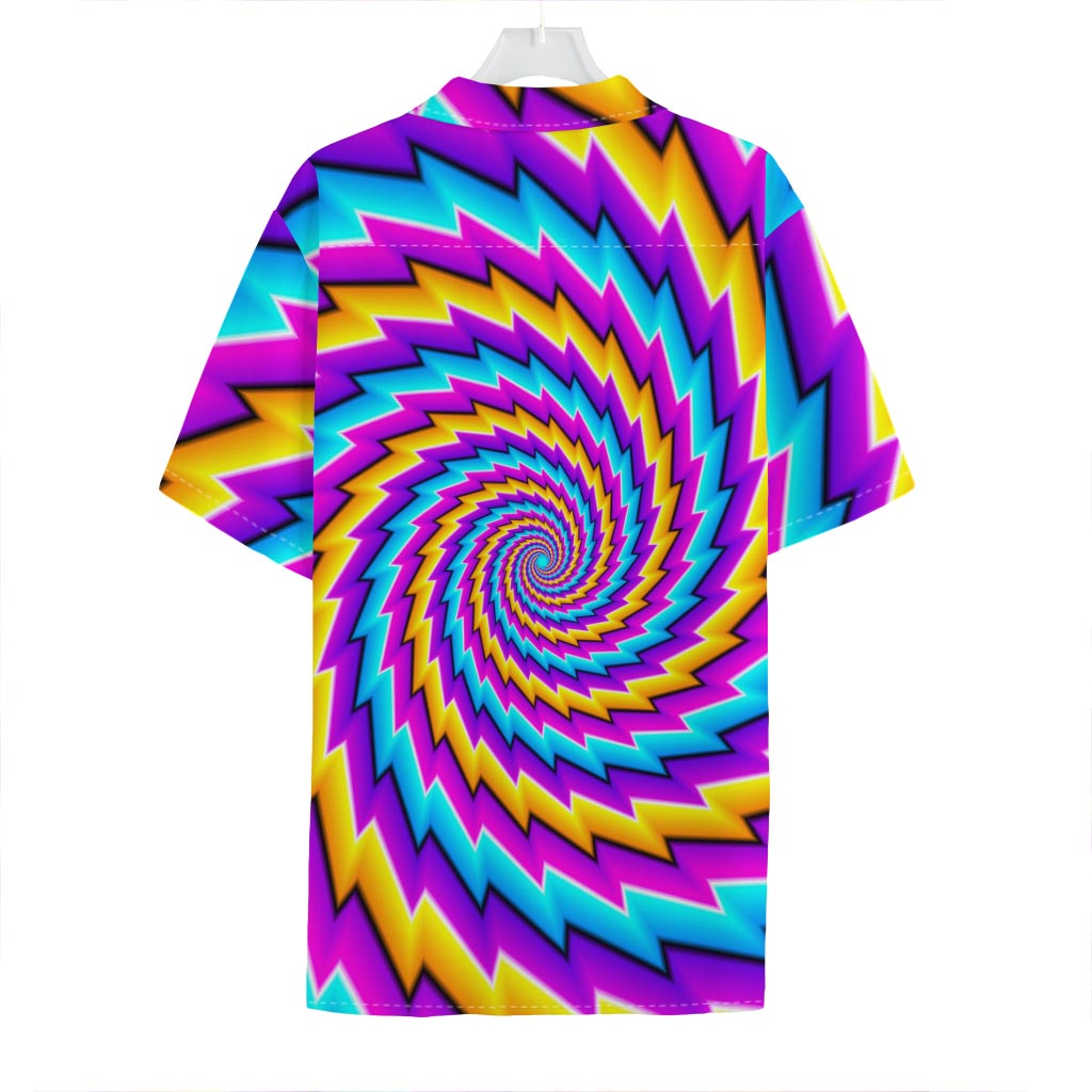 Twisted Spiral Moving Optical Illusion Hawaiian Shirt