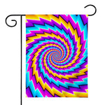 Twisted Spiral Moving Optical Illusion House Flag