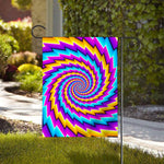 Twisted Spiral Moving Optical Illusion House Flag