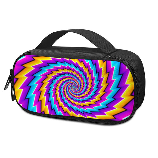 Twisted Spiral Moving Optical Illusion Insulin Cooler Travel Case
