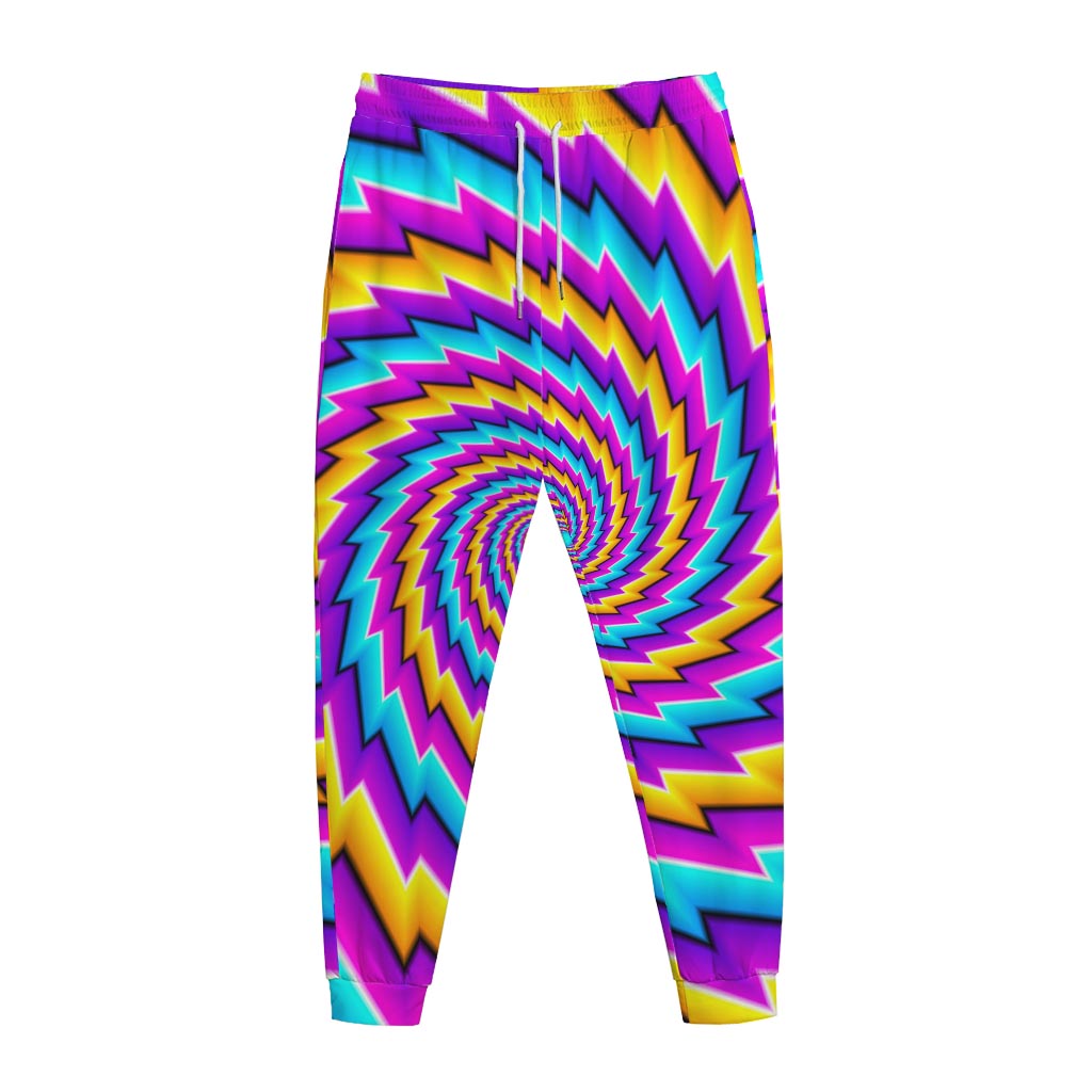 Twisted Spiral Moving Optical Illusion Jogger Pants