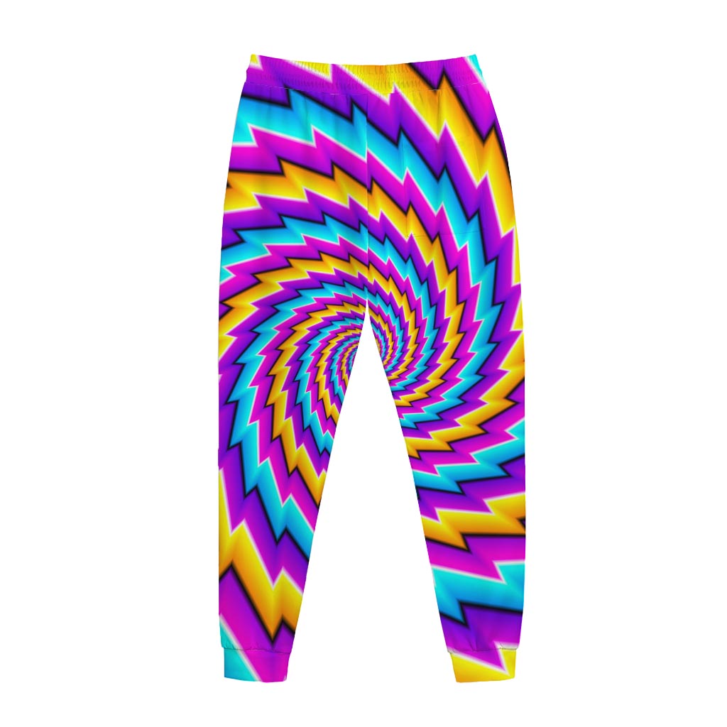 Twisted Spiral Moving Optical Illusion Jogger Pants