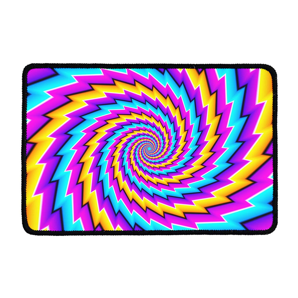 Twisted Spiral Moving Optical Illusion Kitchen Mat
