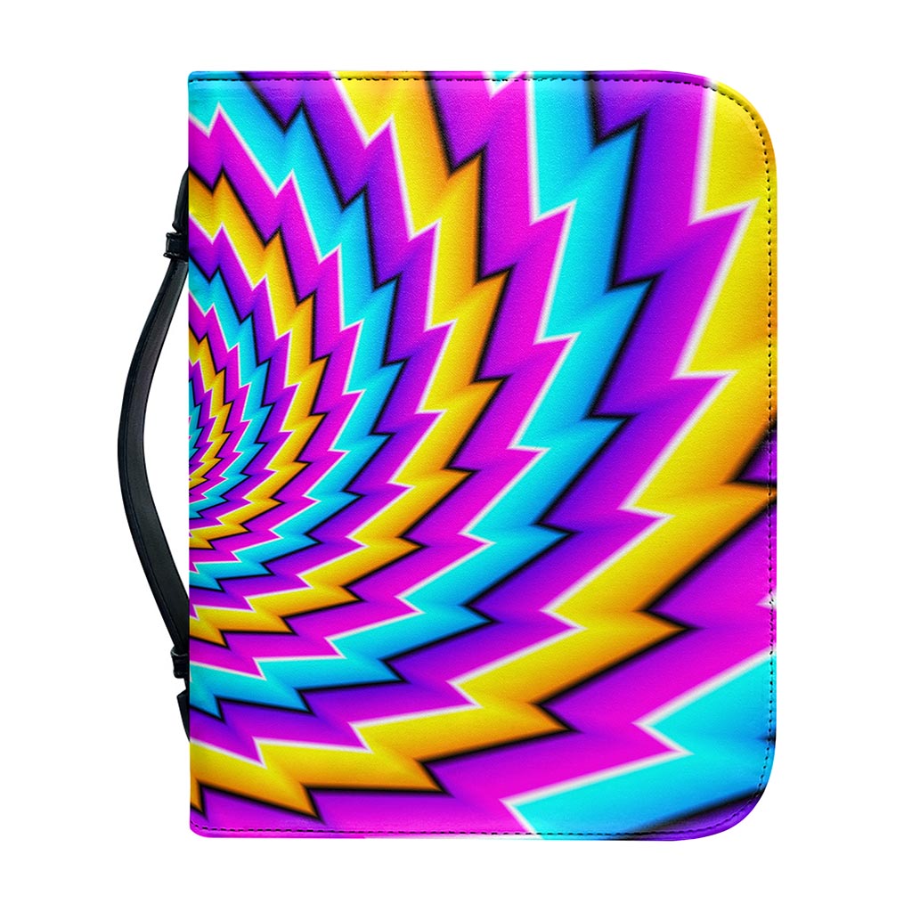 Twisted Spiral Moving Optical Illusion Leather Bible Cover