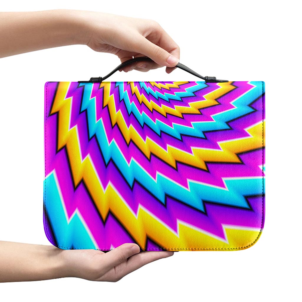 Twisted Spiral Moving Optical Illusion Leather Bible Cover