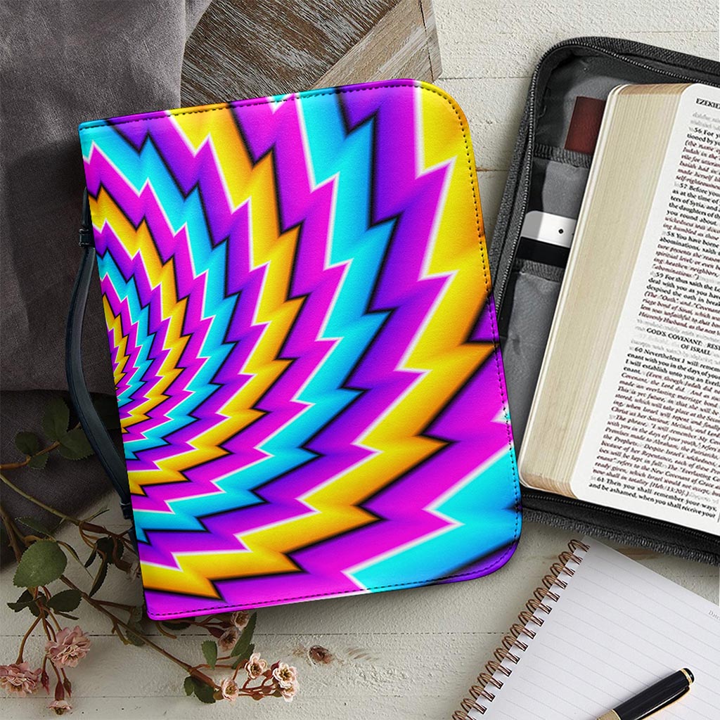 Twisted Spiral Moving Optical Illusion Leather Bible Cover