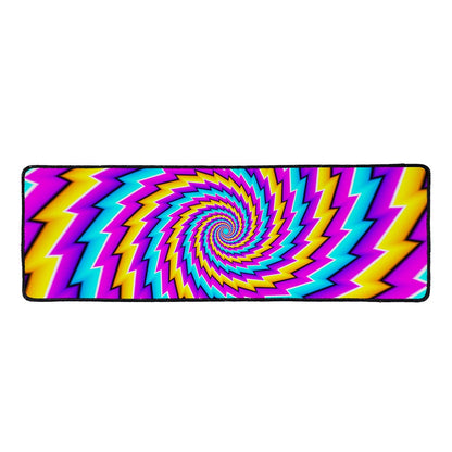Twisted Spiral Moving Optical Illusion Long Kitchen Mat