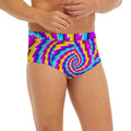 Twisted Spiral Moving Optical Illusion Men's Briefs