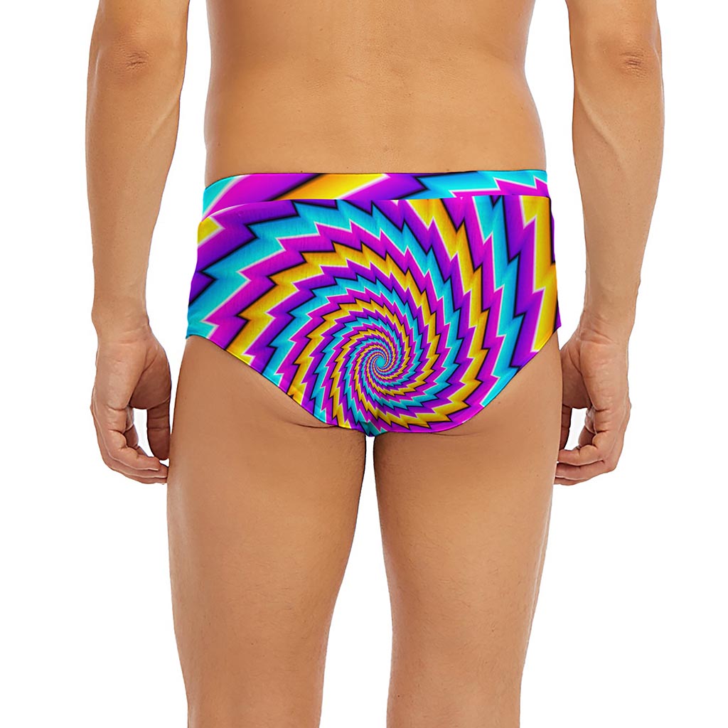 Twisted Spiral Moving Optical Illusion Men's Briefs
