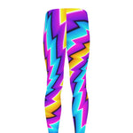 Twisted Spiral Moving Optical Illusion Men's leggings