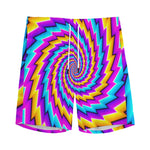 Twisted Spiral Moving Optical Illusion Men's Sports Shorts