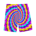 Twisted Spiral Moving Optical Illusion Men's Sports Shorts