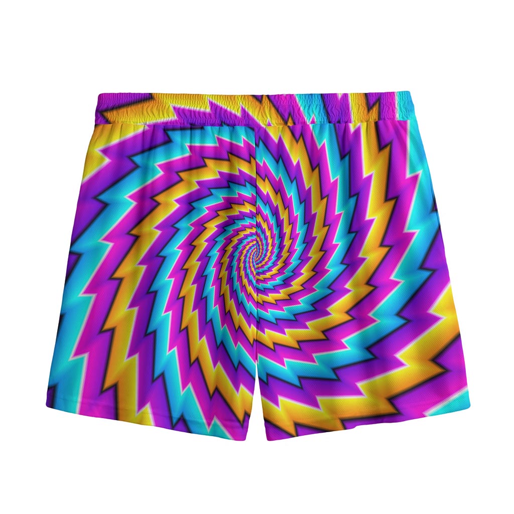 Twisted Spiral Moving Optical Illusion Mesh Shorts