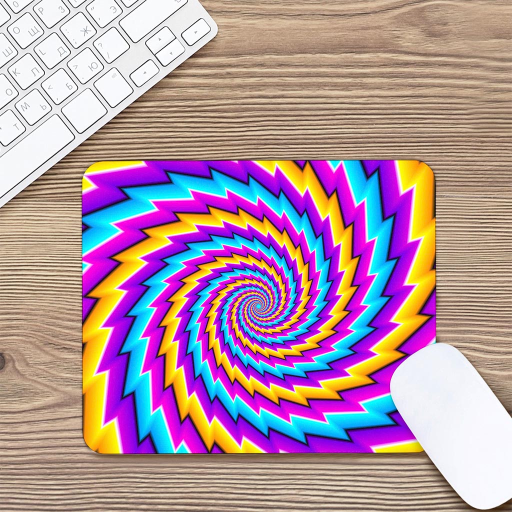 Twisted Spiral Moving Optical Illusion Mouse Pad