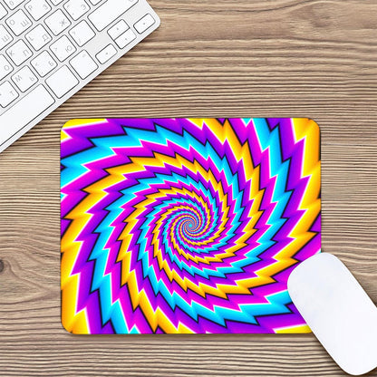 Twisted Spiral Moving Optical Illusion Mouse Pad