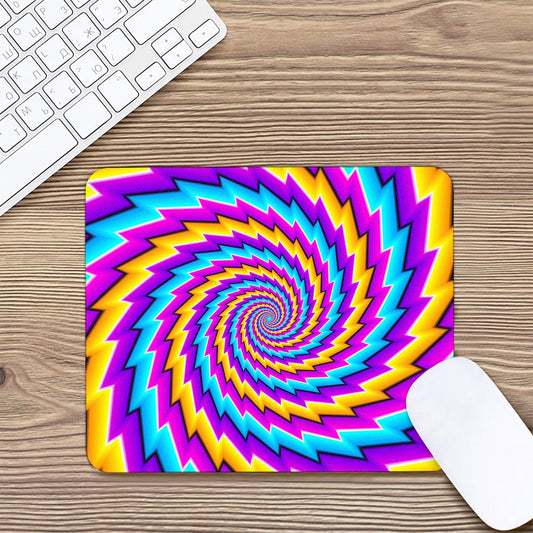 Twisted Spiral Moving Optical Illusion Mouse Pad