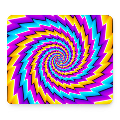 Twisted Spiral Moving Optical Illusion Mouse Pad