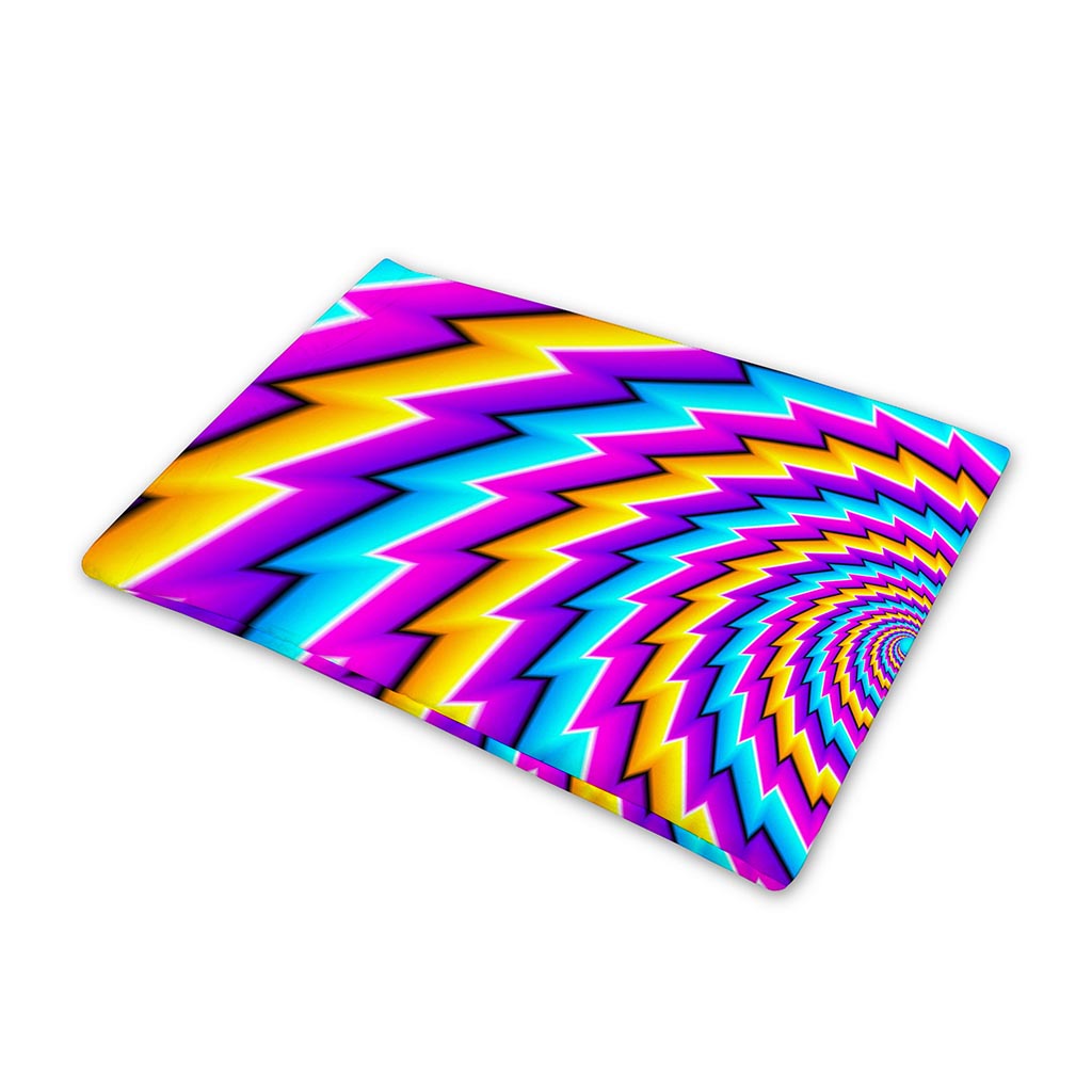 Twisted Spiral Moving Optical Illusion Pet Cooling Mat Cover