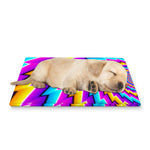 Twisted Spiral Moving Optical Illusion Pet Cooling Mat Cover