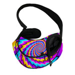 Twisted Spiral Moving Optical Illusion Pet Sling Carrier