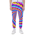 Twisted Spiral Moving Optical Illusion Joggers