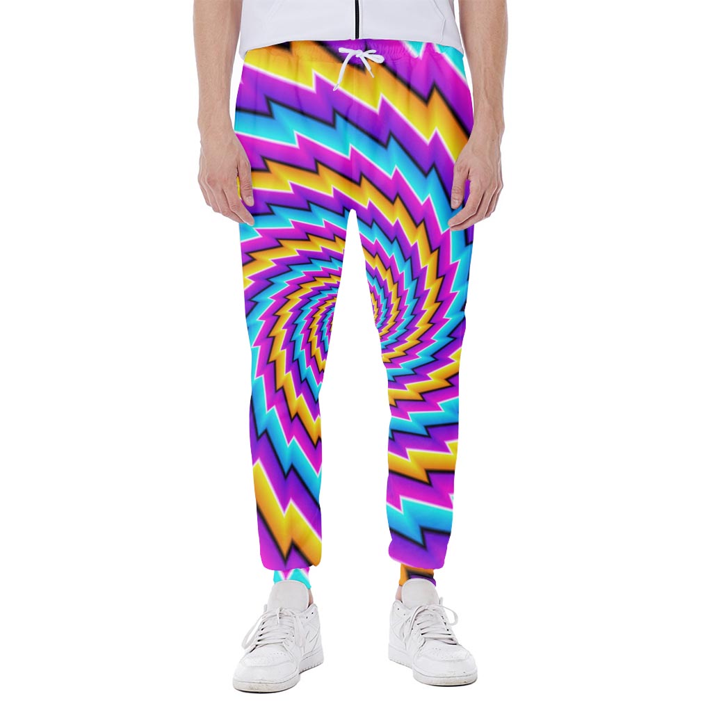 Twisted Spiral Moving Optical Illusion Scuba Joggers