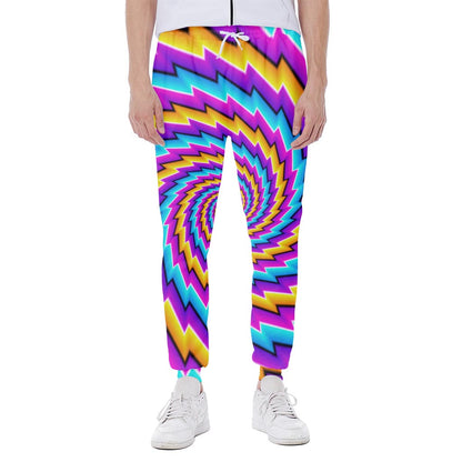 Twisted Spiral Moving Optical Illusion Scuba Joggers