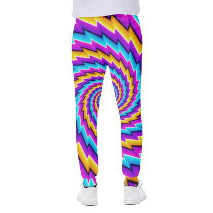 Twisted Spiral Moving Optical Illusion Scuba Joggers