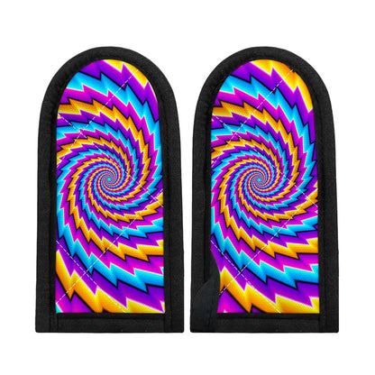 Twisted Spiral Moving Optical Illusion Skillet Handle Cover