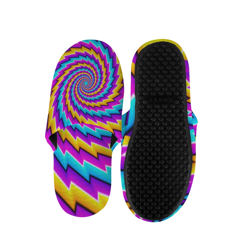 Twisted Spiral Moving Optical Illusion Slippers