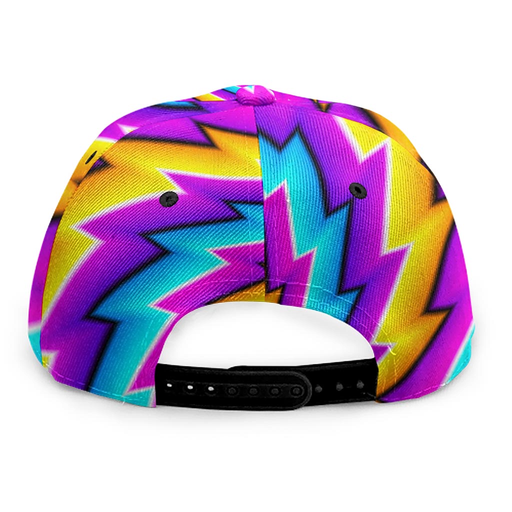 Twisted Spiral Moving Optical Illusion Snapback Cap