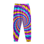 Twisted Spiral Moving Optical Illusion Sweatpants