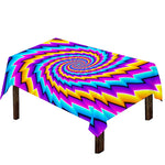 Twisted Spiral Moving Optical Illusion Tablecloth