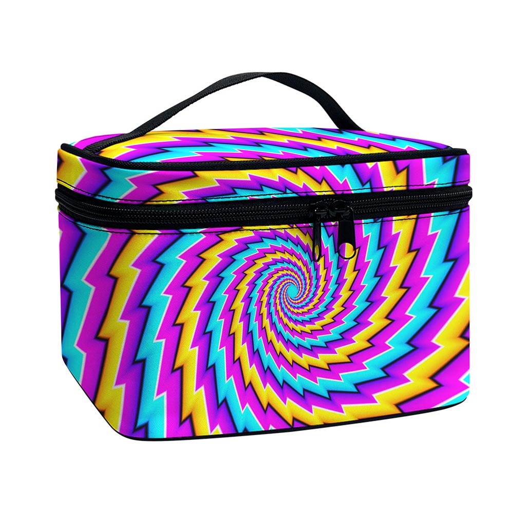 Twisted Spiral Moving Optical Illusion Travel Makeup Bag