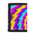 Twisted Spiral Moving Optical Illusion Trifold Wallet