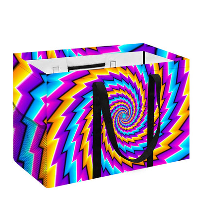 Twisted Spiral Moving Optical Illusion Utility Tote Bag