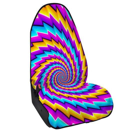 Twisted Spiral Moving Optical Illusion Waterproof Car Seat Cover