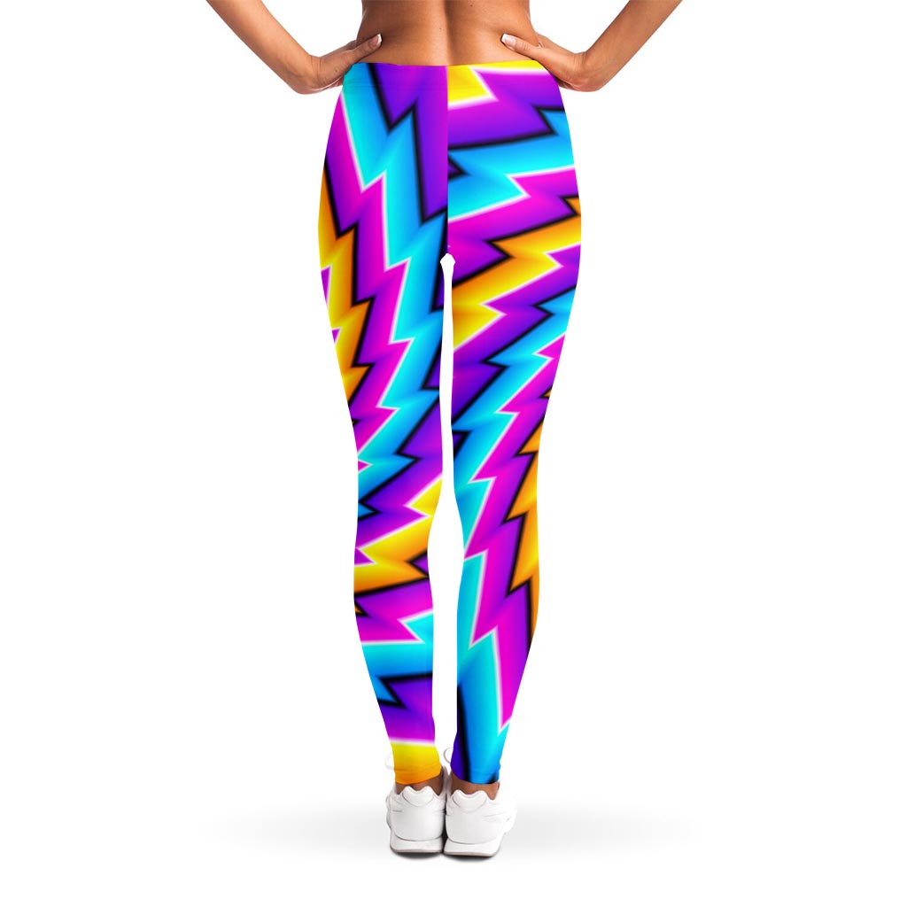Twisted Spiral Moving Optical Illusion Women's Leggings