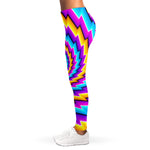 Twisted Spiral Moving Optical Illusion Women's Leggings