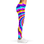 Twisted Spiral Moving Optical Illusion Women's Leggings