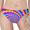 Twisted Spiral Moving Optical Illusion Women's Thong