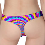 Twisted Spiral Moving Optical Illusion Women's Thong