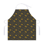 Tyrannosaurus Dino Fossil Pattern Print Adjustable Apron