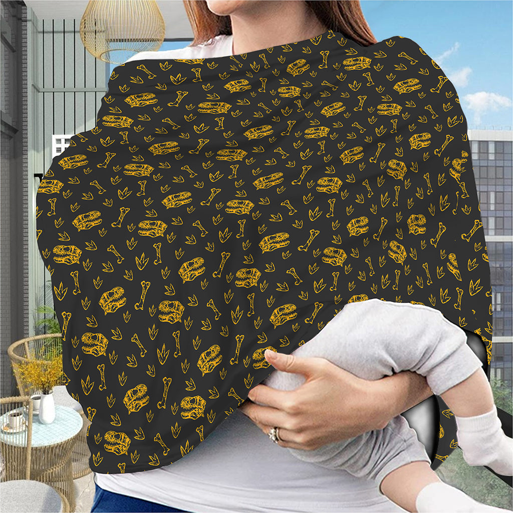 Tyrannosaurus Dino Fossil Pattern Print Baby Seat Cover