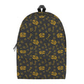 Tyrannosaurus Dino Fossil Pattern Print School Backpack