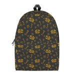 Tyrannosaurus Dino Fossil Pattern Print Backpack